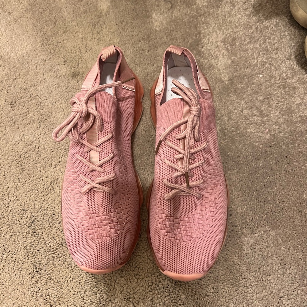 Pink sneakers